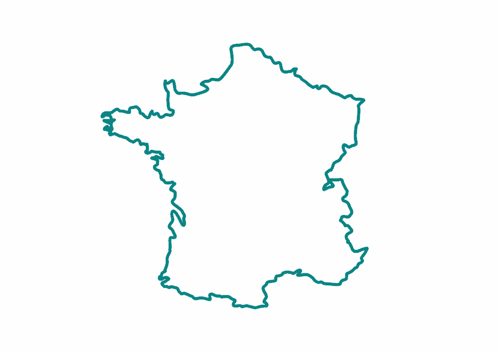 Installation de l'entreprise photovoltaïque Novabridge sur la carte de France