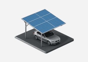 Ombriere de parking photovoltaïque