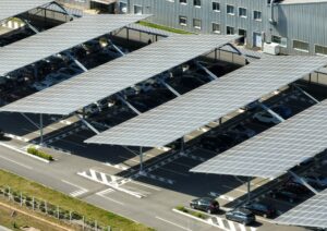 ombriere de parking photovoltaïque autoconsommation collective