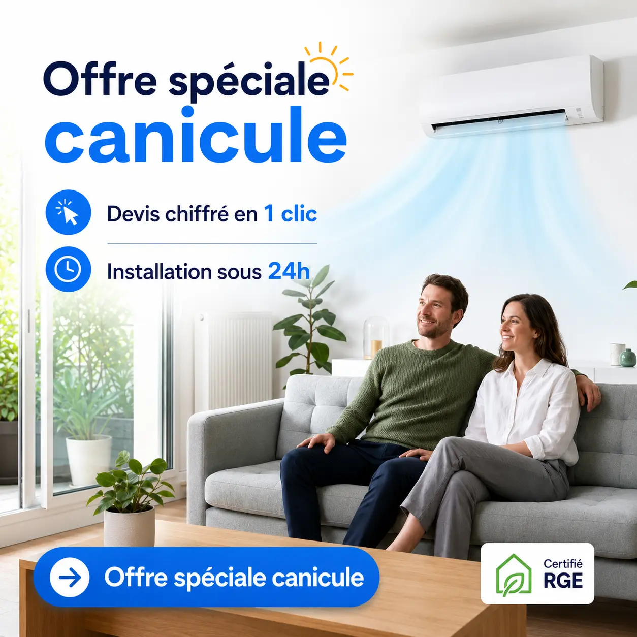 Exemple de chiffrage climatisation réversible Novabridge